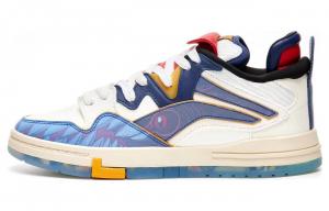 Кроссовки для скейтбординга Wave Pro, мужские, низкие, синие/белые Lining