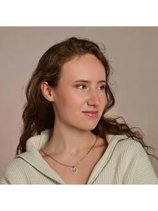 Adeliás Женские серьги - золотые серьги-гвоздики 333 с кубическим цирконием в золоте