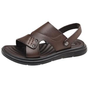 Sonno Пляжные сандалии мужские, черно-коричневые