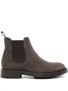 Кожаные ботинки челси Kiton, коричневый