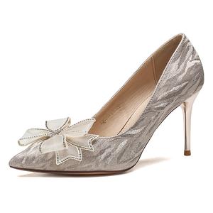 Женские туфли на высоком каблуке WEISHIBANGWEI, Champagne