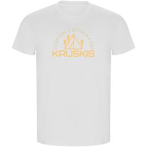 Футболка с коротким рукавом Kruskis Everything Is Better ECO, белый