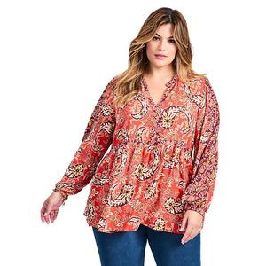 Женская туника plus size Floral Fields Avenue, Southern Charm