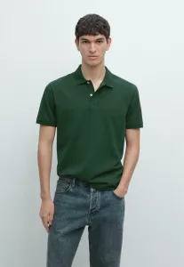 Рубашка-Поло с микротекстурой Massimo Dutti, Mottled Green