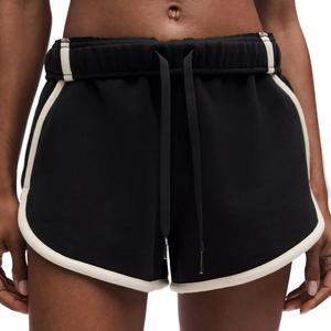 Женские шорты Casual 3' Scuba Series Lululemon, черный