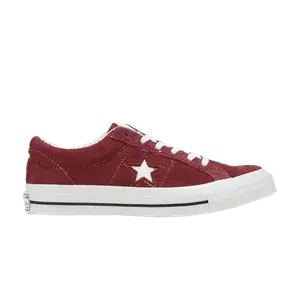 Кроссовки Converse One Star Suede Ox 'Deep Bourdeaux', красный