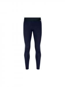 DANISH ENDURANCE Термобрюки из мериносовой шерсти темно-синего цвета