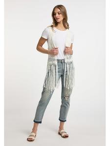 IZIA Белый вязаный жилет