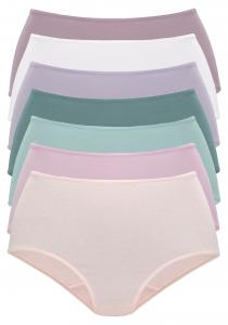 Трусы VIVANCE Panty, цвет Mint/Light purple/Apricot/Light pink/White