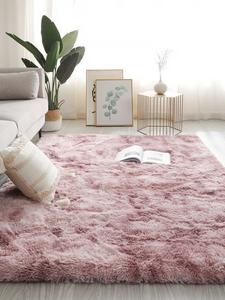 Xinglianxin Ковер 80х200 см для спальни/гостиной, стильный, моющийся, грязеотталкивающий, утолщенный, окрашенный в розово-фиолетовый цвет
