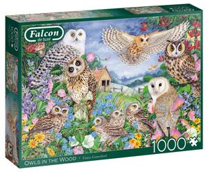 Джамбо, пазл, Ян Ван Хаастерен, Совы, 1000 шт. Jumbo