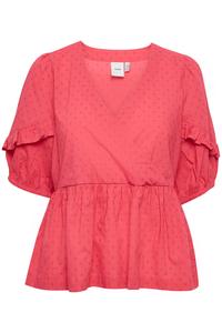 Блуза ICHI Folona, красный