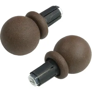 Наконечник для карнизной штанги Наконечник, шарик Esperanca для штанг 16 мм Наконечник, шарик Liedeco, Rostbraun