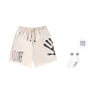 Повседневные шорты унисекс VLONE, черные (в комплекте носки)