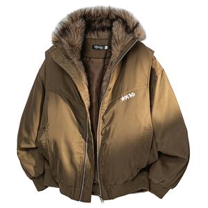 Пуховик Unisex Hooded Thickened Others X1617, army зеленый mountain hawk puffer jacket
