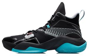 Баскетбольные кроссовки Power 7 V2 мужские высокие черные/синие Lining