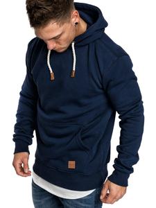 Толстовка с капюшоном REPUBLIX, темно-синий