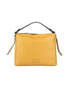 Сумка GIANNI NOTARO кожаная с короткой ручкой, горчичный
