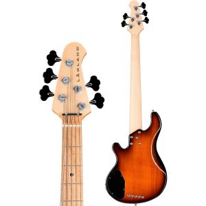5-струнная электрическая бас-гитара Lakland Classic 55 Dual J Maple, табак Sunburst