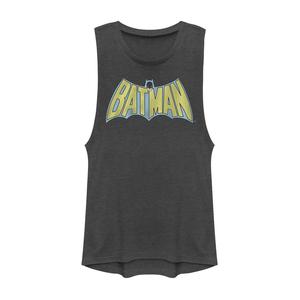 Майка с мускулистым логотипом и винтажным логотипом DC Comics для юниоров, Бэтмен Licensed Character