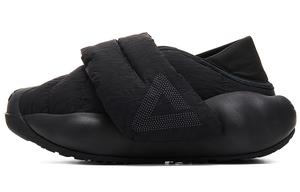 PEAK Теплые повседневные туфли с низким верхом, увеличивающие рост, женские, полностью черные
