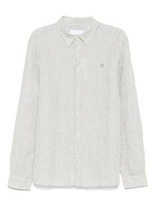 Les Deux рубашка в полоску, зеленый