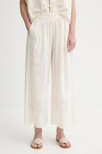 Хлопковые брюки Sessun, бежевый