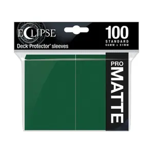 Eclipse Matte — Зеленый лес (100), Card Sleeves - Standard - Yellow & Green (Ultra Pro)