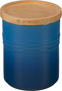 Керамическая банка Le Creusetс деревянной крышкой, 2,5 кварты (диаметр 14 см), Марсель