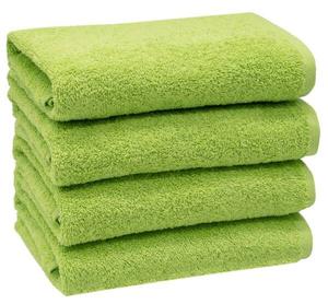 Полотенце Zollner 00000319 4 шт, 50x1x100 см, зеленый