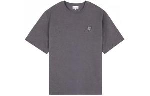 Футболка Cotton с логотипом Fox от Maison Kitsuné Maison Kitsune, темно-серый
