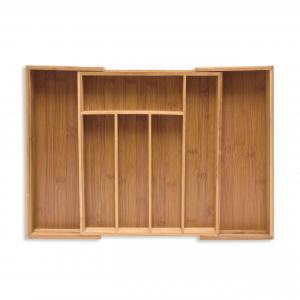 Ящик для столовых приборов Relaxdays, светло-коричневый