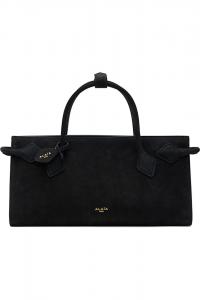 Маленькая ручная сумка-тоут Alaïa, черный