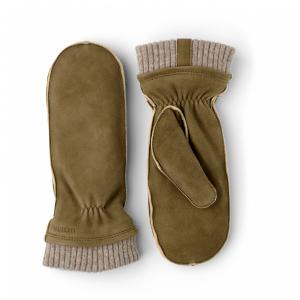 Перчатки Hestra Women's Nora Chamois Mitt, цвет Loden