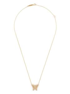 Колье Bold Butterfly из желтого золота с бриллиантами Suzanne Kalan, золотой