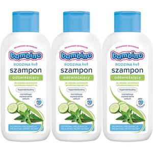 Освежающий шампунь, 3x400 мл Bambino Family