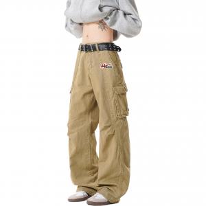 Кargo-брюки Unisex Moderate WARRIOR, светло-хаки (diy badge)