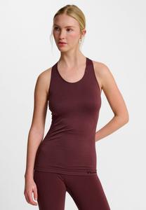 Топ HMLTIF SEAMLESS Hummel, темно-коричневый