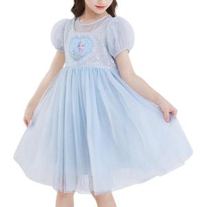 Детское платье для детей от 3 до 7 лет Disney, синий