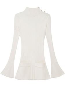 Свитер в рубчик Stella McCartney, белый