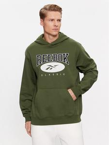 Толстовка обычного кроя Reebok, зеленый