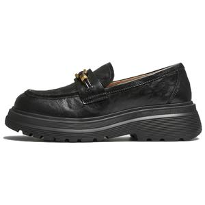 Лоферы женские, кофейные, черные TATA, Coffee