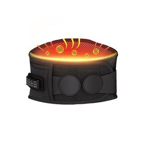 Y05 поясничный массажер с тепловой терапией и автоматической тракцией для позвоночника Furanke, черный