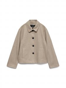 VERO MODA Куртка межсезонная 'Fortunemie' в цвете Taupe