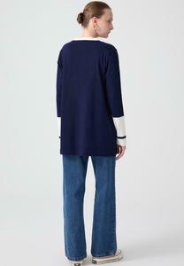 Джемпер COLOR BLOCKED Touché Privé, темно-синий