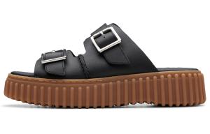 Тапочки-слайды женские Clarks, Black 261764284