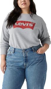 Женская толстовка Levi's Graphic Standard с круглым вырезом, Starstruck Heather Grey