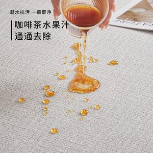 Budis Ковер 240х340 см для гостиной в итальянском стиле, утолщенный, моющийся, водостойкий, серый, грязеотталкивающий