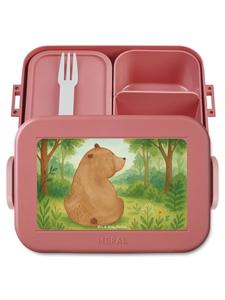 Mr. & Mrs. Panda Дизайн Bentobox Bear Shoulder Glance без слогана, пастельно-красный