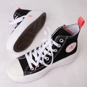 Кроссовки Converse Chuck Taylor All Star Hi Move на платформе - Big Kid, черный